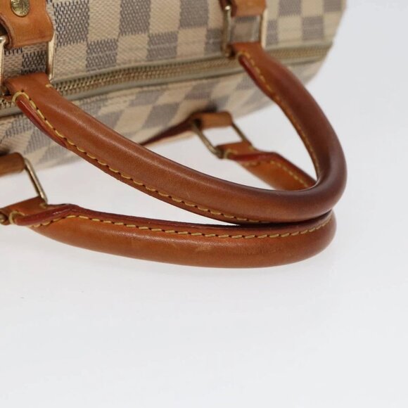 LOUIS VUITTON Damier Azur Speedy 30 Hand Bag N41533 LV Auth 84648 - Picture 8 of 16